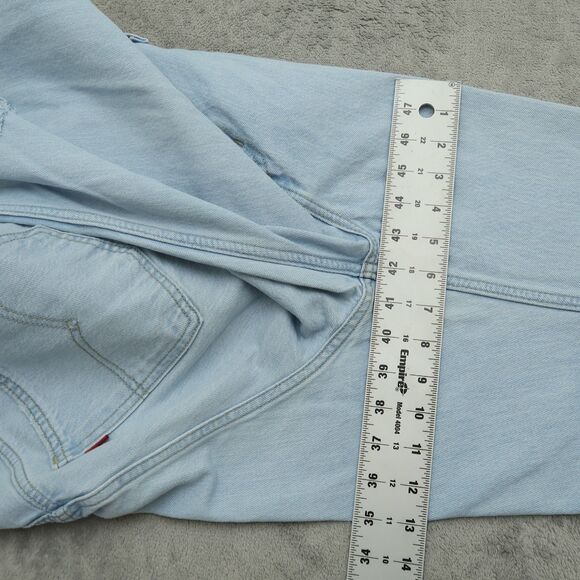Levi's Jeans Women's Size 31 High-Rise Low Pro Straight 30.5" Inseam Destroyed - Picture 7 of 16